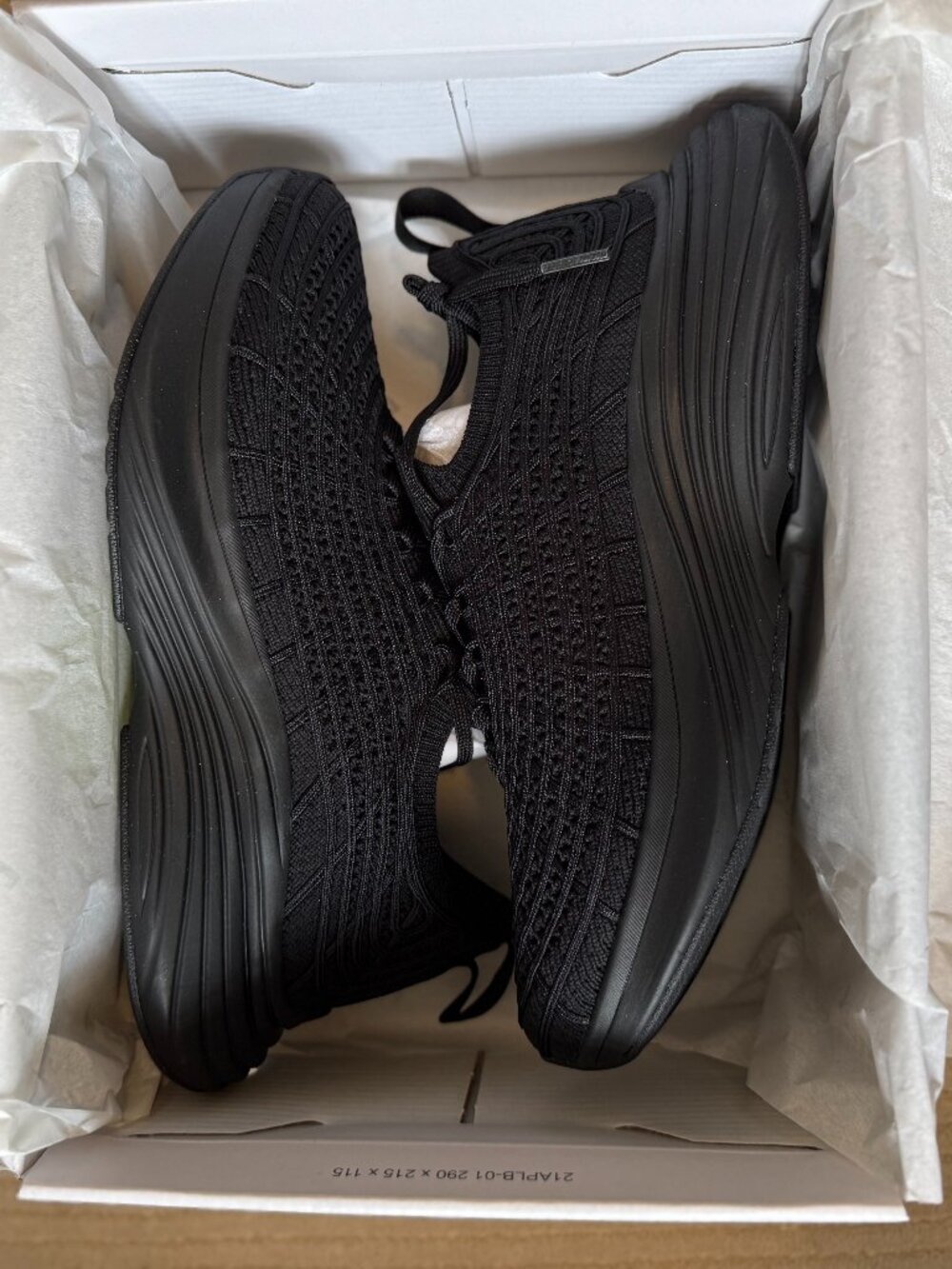 NWT APL TechLoom Zipline Black Sneakers Size 7.5